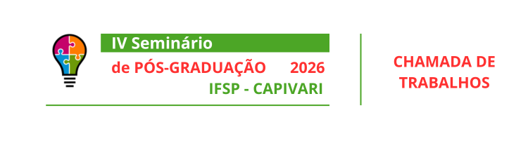 Banner Chamada de Trabalho Seminrio Ps 750 x 231 px