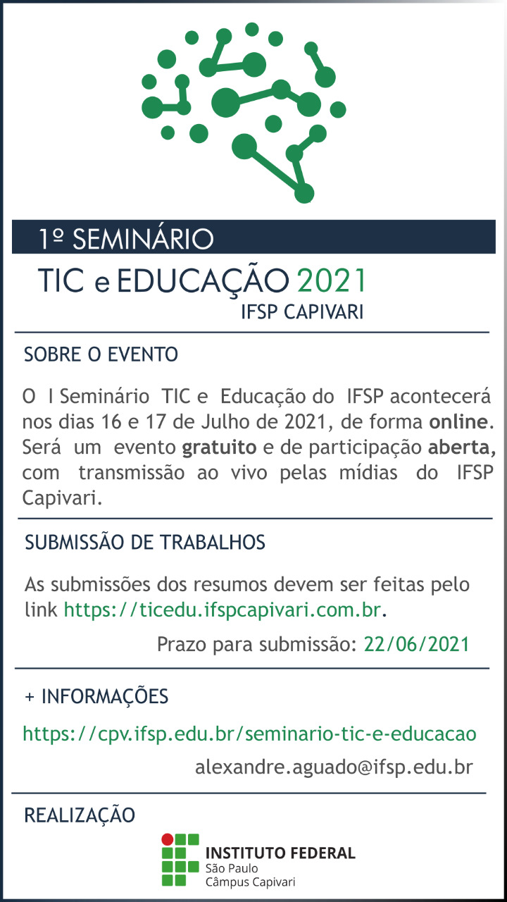 IFSP - Campus Capivari - CEX - Inscrições Abertas para Curso